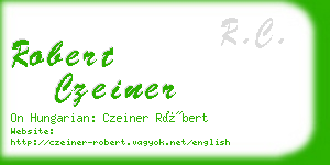 robert czeiner business card